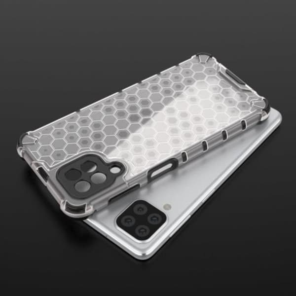 Mobilskal till Galaxy A22 4G HoneyComb - Transparent Transparent