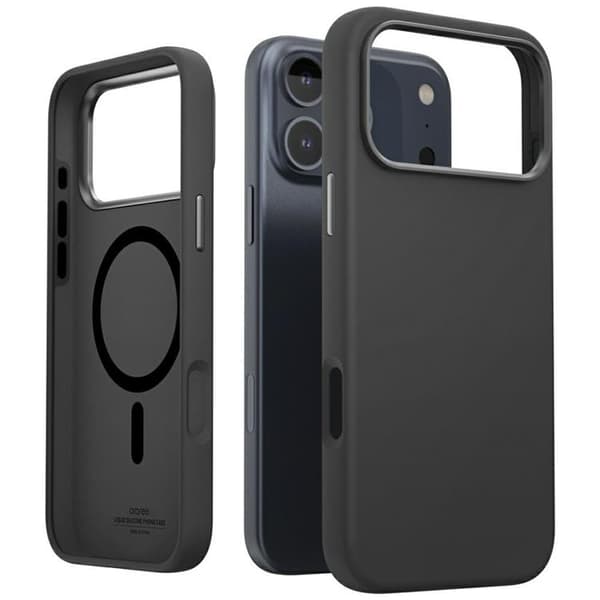 Araree telefontaske til iPhone 17 Pro Max MagSafe Typo Skin M - Sort Svart