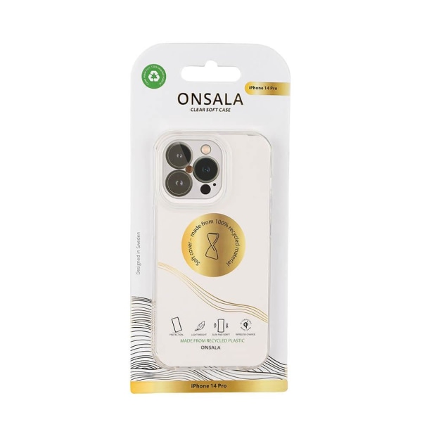 ONSALA iPhone 14 Pro Skal TPU - Transparent