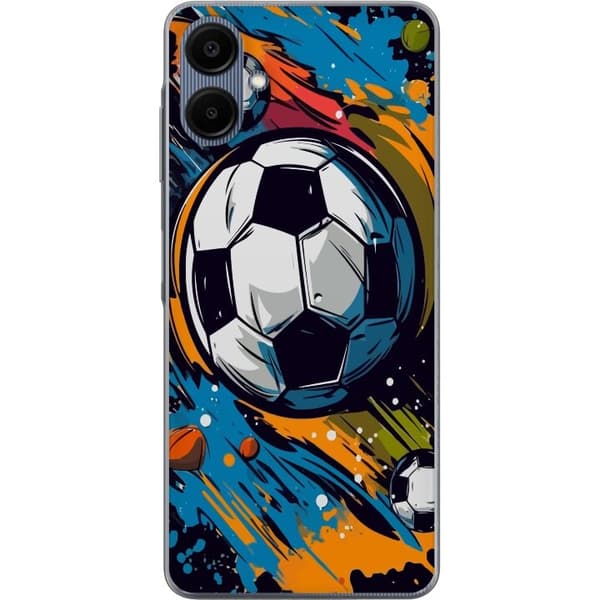 Mobilskal till Samsung Galaxy A06 med Fotbollar