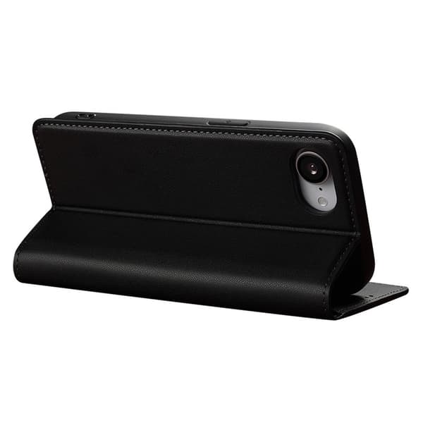 LC.IMEEKE L1 Series iPhone 16e Plånboksfodral Konstläder - Svart