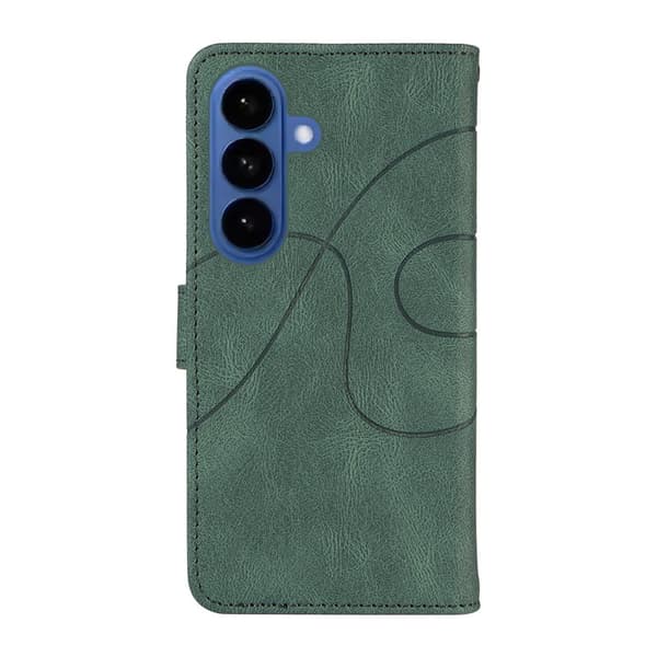 Samsung Galaxy S26 / S26 Pro Plånboksfodral Ställ Konstläder Ställ - Grön