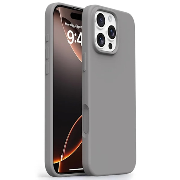 Mobilskal till iPhone 16 Pro Max MagSafe Ultra Thin Silikon Grå