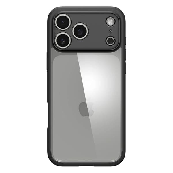 Spigen Telefontaske til iPhone 17 Pro Ultra Hybrid - Mat Sort Svart