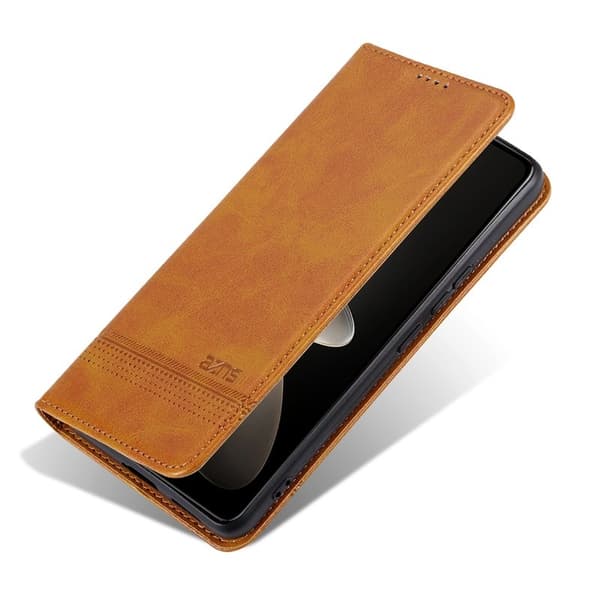 AZNS Xiaomi 15 Ultra Plånboksfodral Konstläder - Brun