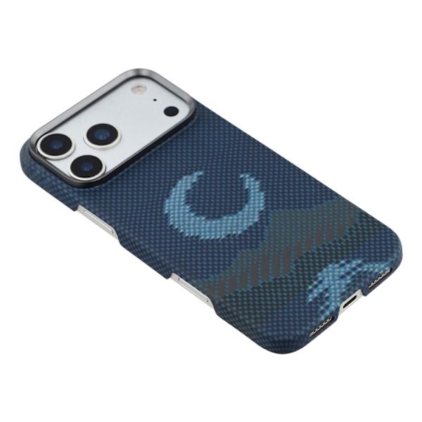 Mobilskal till iPhone 17 Pro Max MagSafe Aramid Fiber Precise Blå