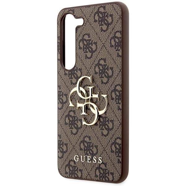 Guess Mobilskal till Galaxy S24 Big Metall Logo - Brun