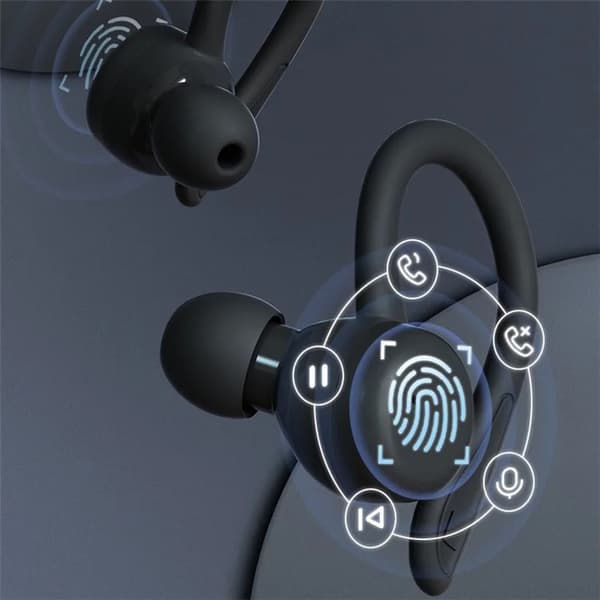 Vattentäta Bluetooth In-Ear SportHörlurar IPX6 T40 - Blå Blå