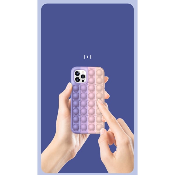 Pop it fidget skal till Apple iPhone 13 Pro - Lila