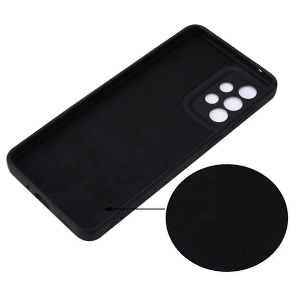 Galaxy A33 5G Skal Liquid Silicone - Svart Svart