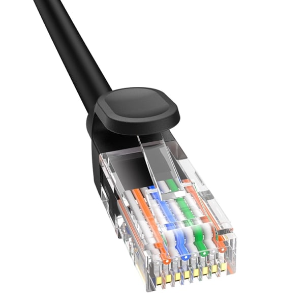 Baseus Cat 5 RJ-45 Ethernet-kabel 1000 Mb/s 2 m - Sort