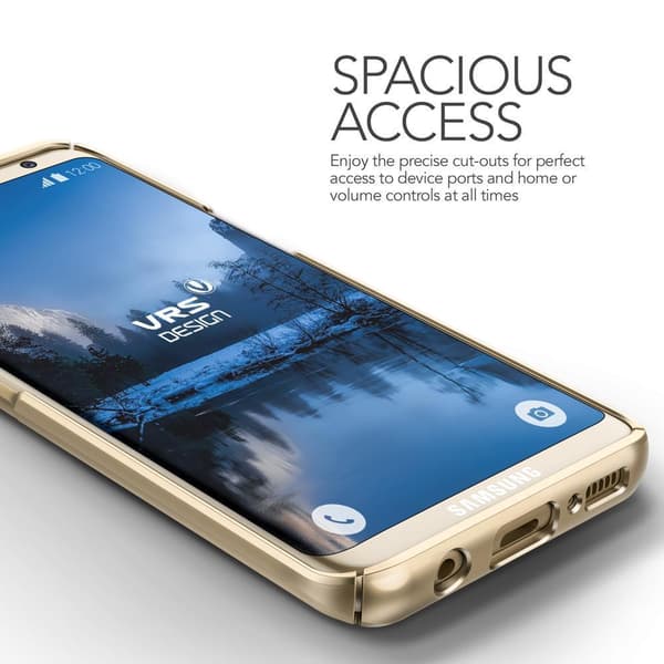 Verus Simpli Mod -kuori Samsung Galaxy S8:lle - Ruskea Brown