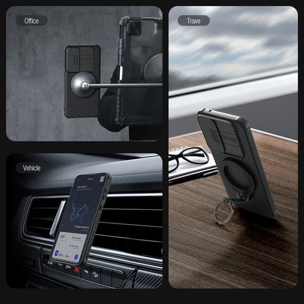 NILLKIN CamShield Pro Mobilskal för Samsung Galaxy A55 5G Svart