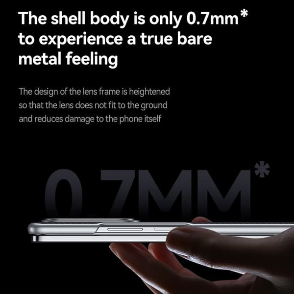 SULADA Mobilskal till Galaxy Z Fold7 5G Läder+PC Kolfiber Lila