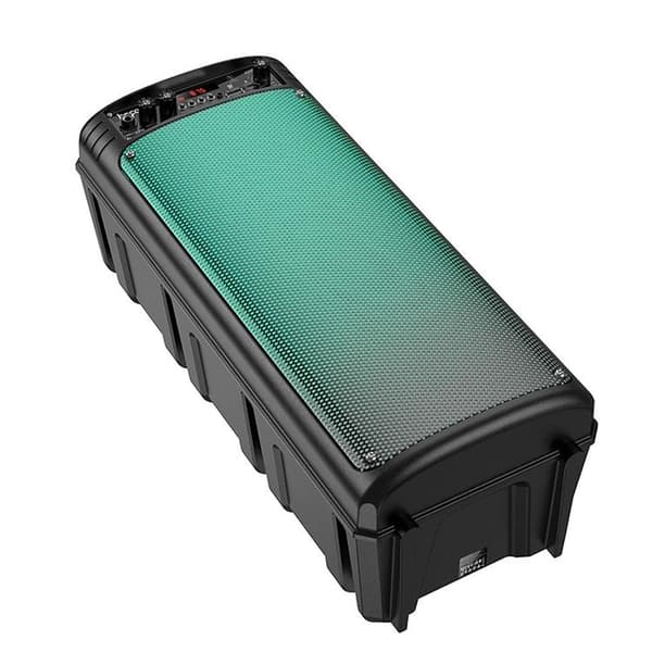 Hoco Trådlös Högtalare Bluetooth Med Trådbunden Mikrofon BS52 - Svart Black