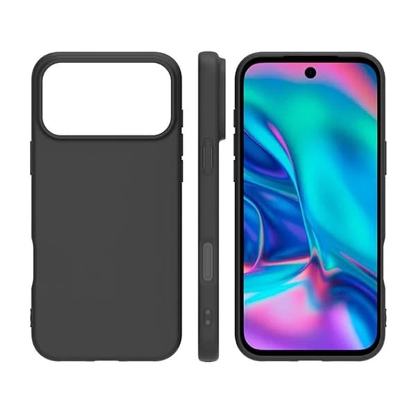 BOOM Mobilskal till iPhone 17 Pro Soft Matt Back TPU - Svart Svart