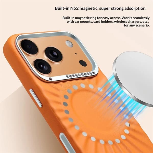 JAUCASE Mobilskal till iPhone 17 Pro Magsafe TPU - Gul Gul