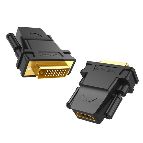 Ugreen HDMI Adapter Hona DVI 24 + 1 Hane FHD 60 Hz - Svart