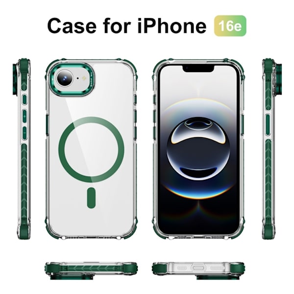 Mobilskal till iPhone 16e MagSafe Kickstand - Grön Grön