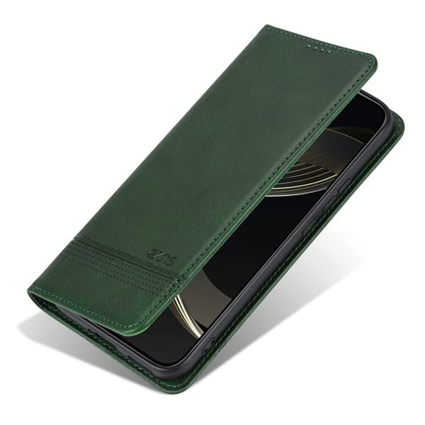 AZNS Xiaomi 14T Plånboksfodral Konstläder - Grön