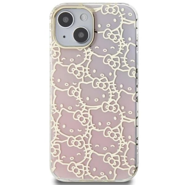 Hello Kitty iPhone 15 mobiltaske IML Gradient Electrop Crowded