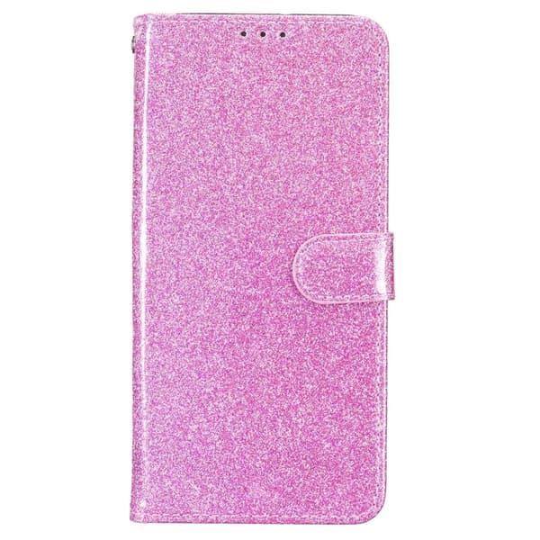 Samsung Galaxy S26 Edge Plånboksfodral Glitter Anti-Scratch Konstläder - Lila