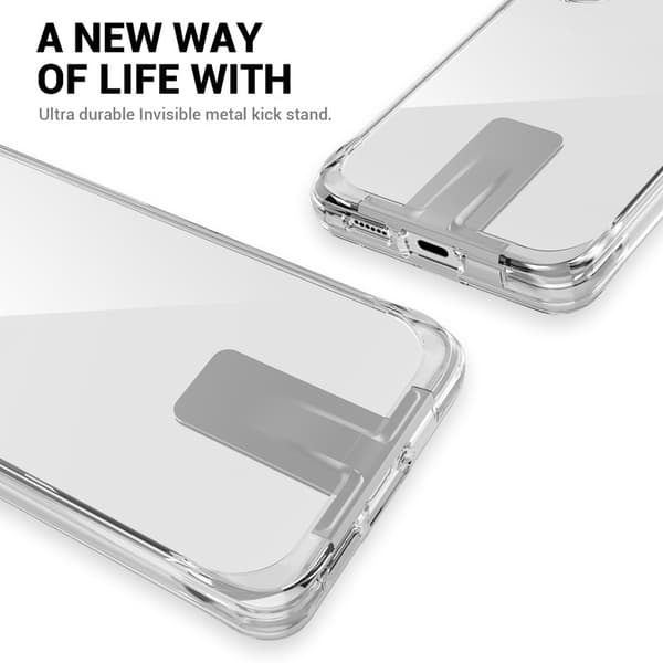 Mobilskal för Samsung Galaxy S26 Plus TPU + PC med Kickstand - Transparent