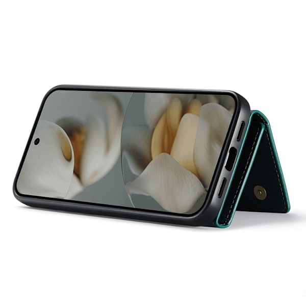 DG.MING Google Pixel 10 Pro/10 Plånboksfodral Detatchable M1 Grön