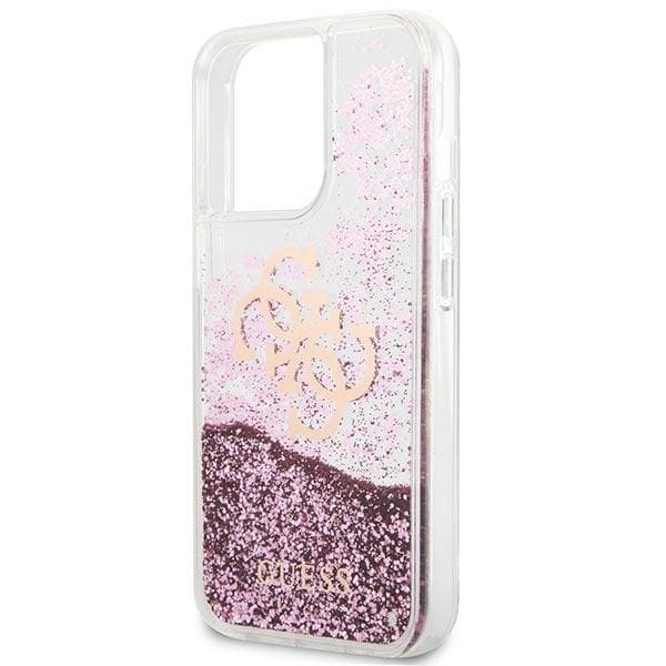 Guess Mobilskal till iPhone 13 Pro Max MagSafe 4G Glitter Liquid