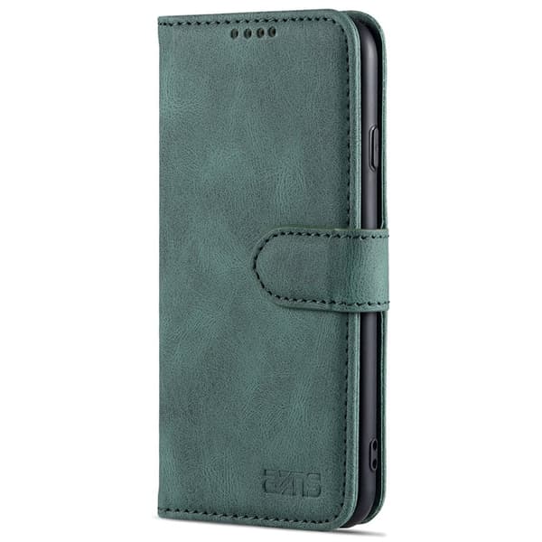 AZNS iPhone SE (2022)/SE (2020)/8/7 Plånboksfodral Konstläder - Grön