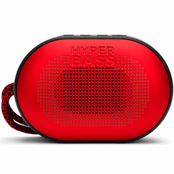 AIWA Bluetooth-kaiutin IPX6 RGB-valaistus - Punainen Röd