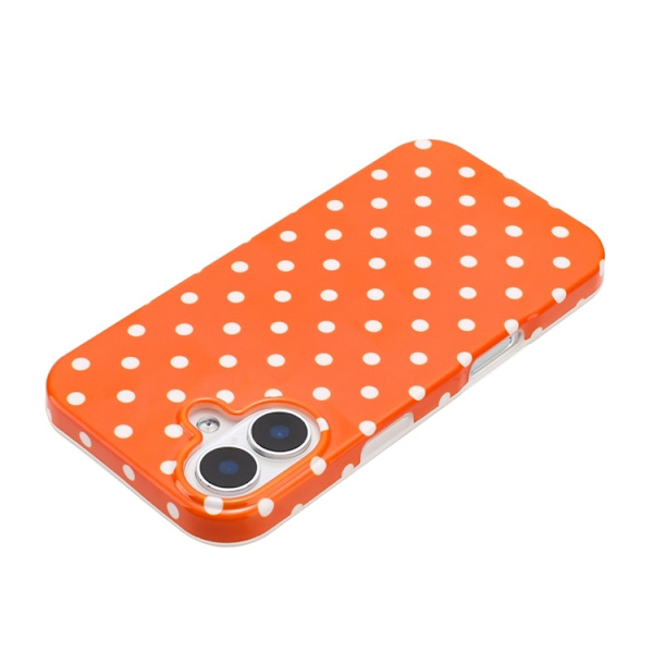 Mobilskal till iPhone 17 Dot Design Imd Tpu - Orange Orange