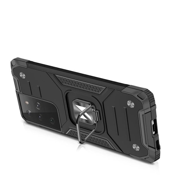 Wozinsky Magnetic Ring Armor Cover Galaxy S22 Ultra - Sølv Silver