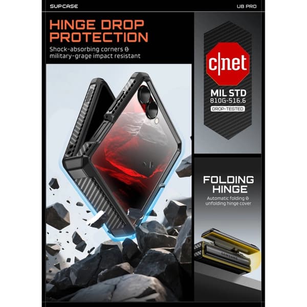 SupCase Mobilskal För Galaxy Z Flip 8 Unicorn Beetle Pro - Svart Svart
