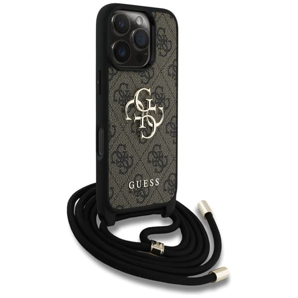 Guess Mobilskal till iPhone 16 Pro Crossbody Big Logo - Brun Brun