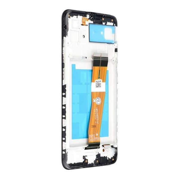 Galaxy A03 Skärm med LCD-display ORG Renoverad Svart