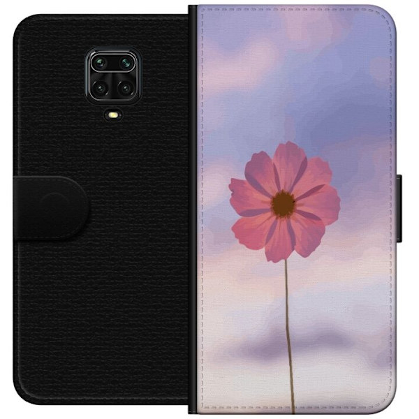 Plånboksfodral till Xiaomi Redmi Note 9 Pro med Rosa blomma
