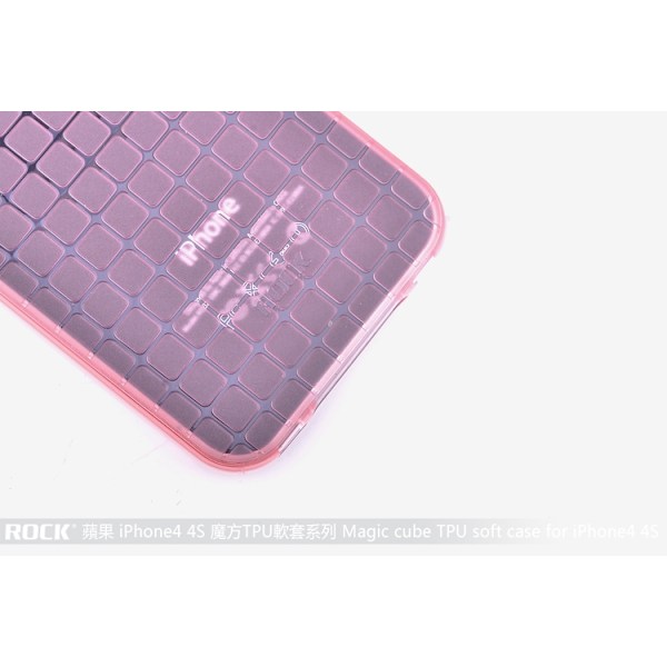 Rock Flexicase skydd till Apple iPhone 4 och 4S (Rosa) Rosa