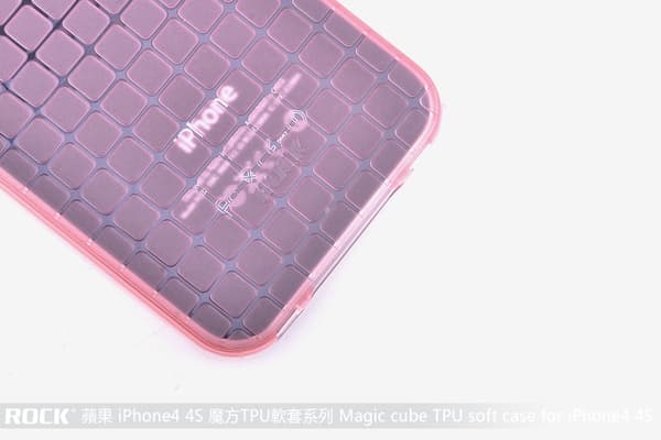 Rock Flexicase -suoja Apple iPhone 4- ja 4S -puhelimille (Pinkki) Pink