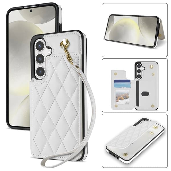 Mobilskal till Samsung Galaxy A55 5G Äkta Läder + TPU - Beige
