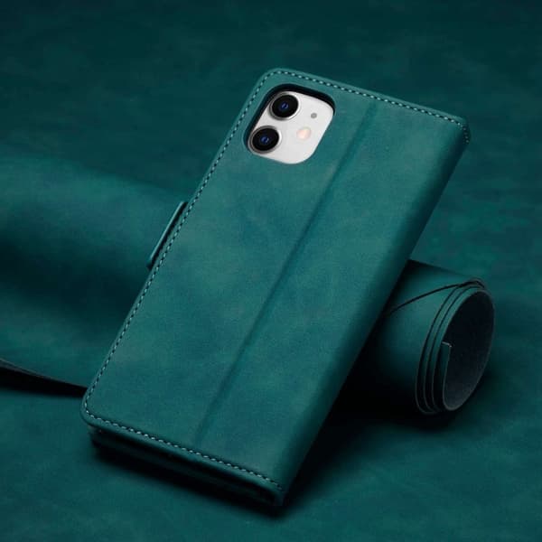 FORWENW F3-Series iPhone 11 Plånboksfodral Konstläder - Cyan