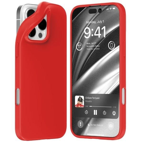 Mercury Telefontaske til iPhone 16 Pro Max Soft - Rød Röd