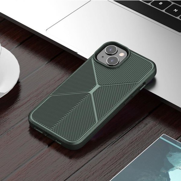 iPhone 14 Pro Cover X Design - Grøn