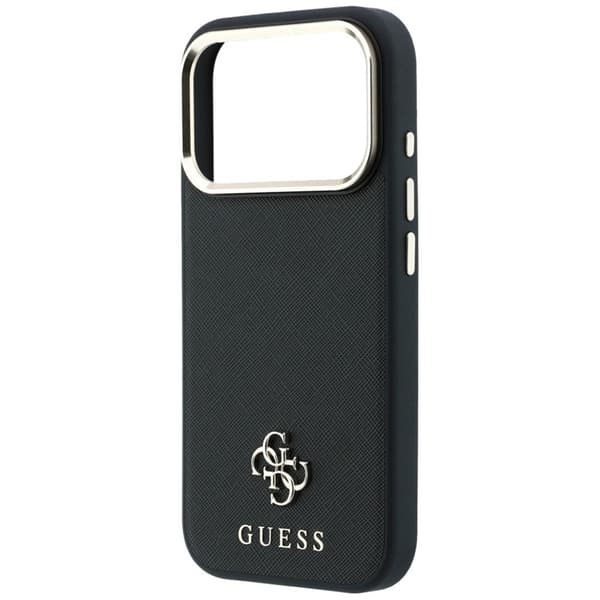 Guess Mobilskal För iPhone 18 Pro Max/17 Pro Max Magsafe Saffiano Small 4G Logo