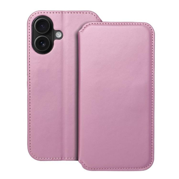 iPhone 16 Plus Plånboksfodral Dual Pocket - Rosa Rosa