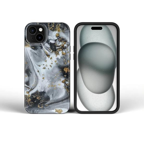 Forcell Mobilskal till iPhone 15 MagSafe Mirage - Silver Fog Silver