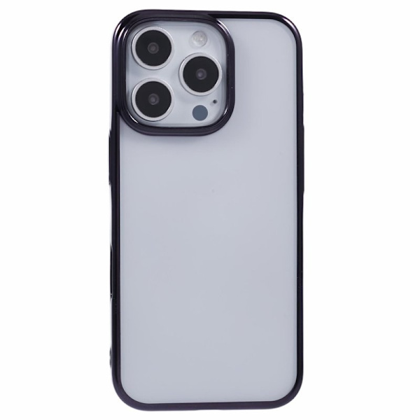 X-LEVEL Mobilskal till iPhone 16 Pro Max Clear PC Back Svart