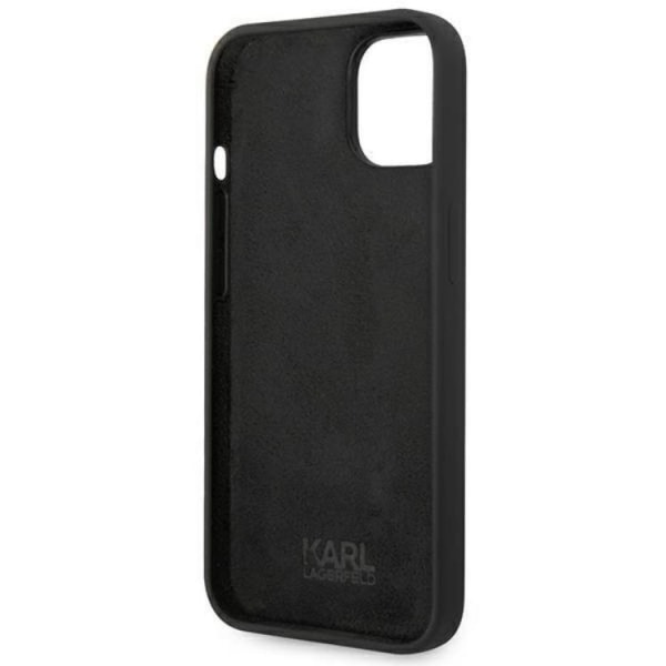 Karl Lagerfeld iPhone 14 Cover Silikone Choupette Body - Sort