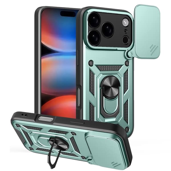 AMORUS Mobilskal till iPhone 17 Pro Med Kameralinsreglage - Grön Grön