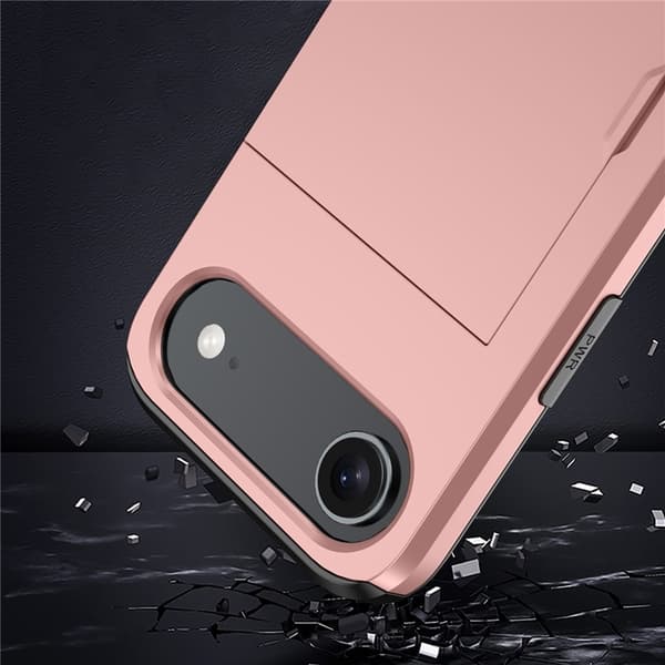 Mobilskal till iPhone Air korthållare - Rosa Rosa